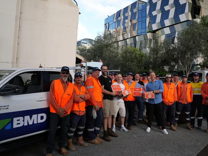 The BMD Ute Army at Felons on the Today Show
